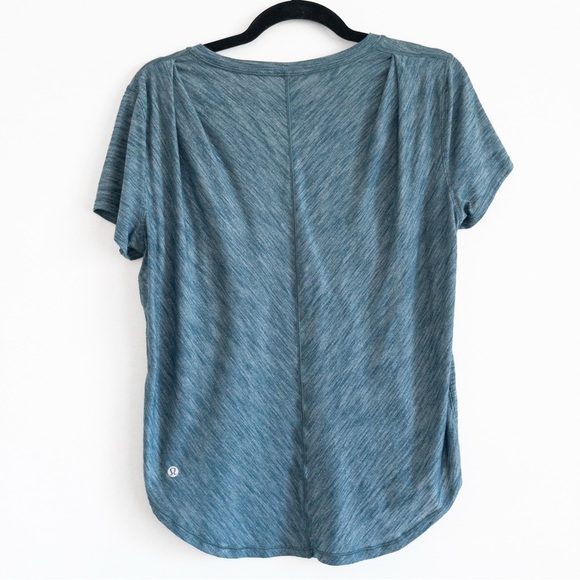 Lululemon Blue Meant To Move Short Sleeve Top - Picture 10 of 13